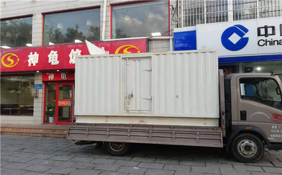 新政镇出租发电机施工案例